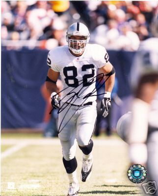 TEYO JOHNSON OAKLAND RAIDERS  SIGNED 8X10