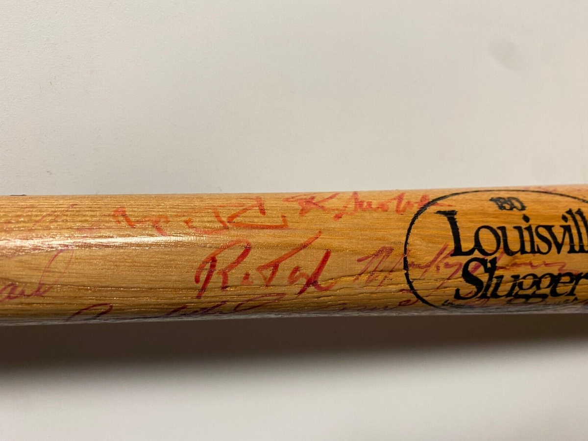 MLB GREATS MULTI SIGNED AUTOGRAPH LV SLUGGER MEMORIAL CLASSICS SPLIT BAT COA *