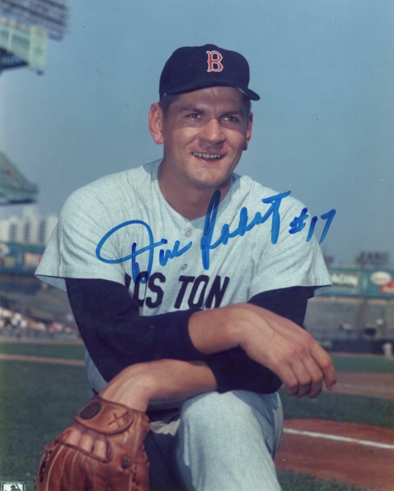 DICK RADATZ  BOSTON RED SOX #17  SIGNED AUTOGRAPHED 8X10 PHOTO W/ COA