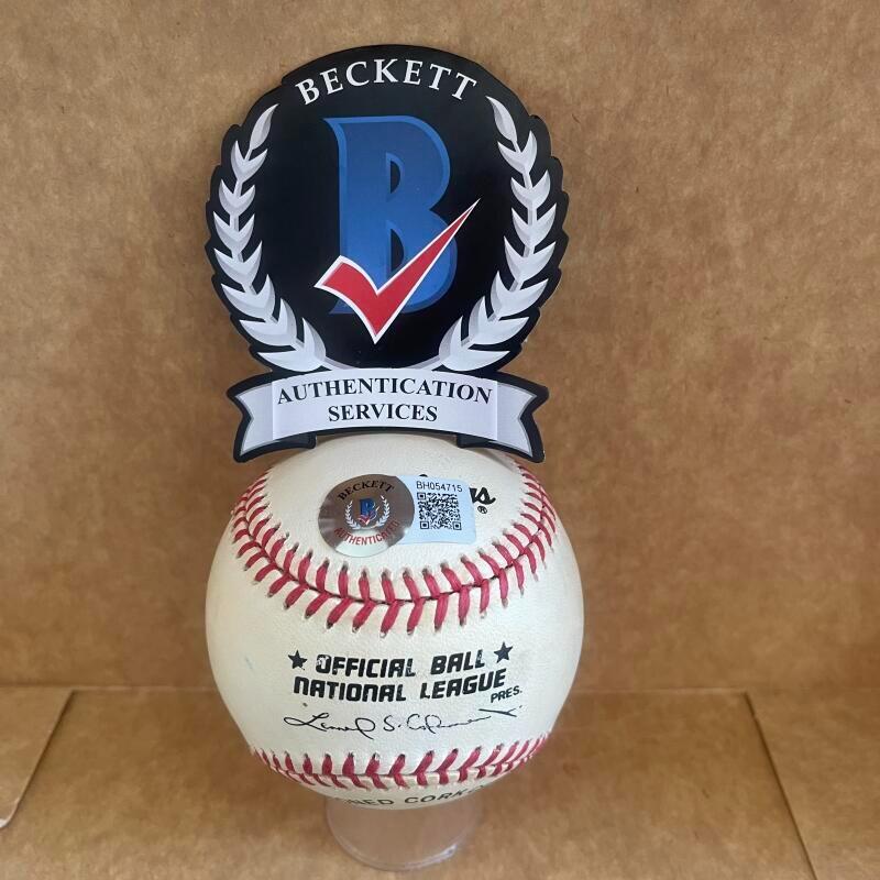 BOBBY BONILLA METS/PIRATES SIGNED AUTOGRAPHED N.L. BASEBALL BAS AUTHENTICATED