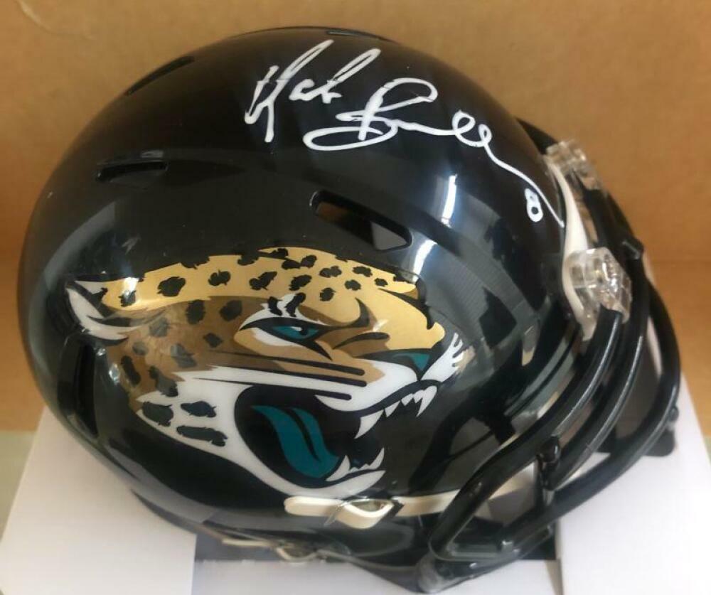 MARK BRUNELL JACKSONVILLE JAGUARS SIGNED AUTO SPEED MINI HELMET JSA LL70253