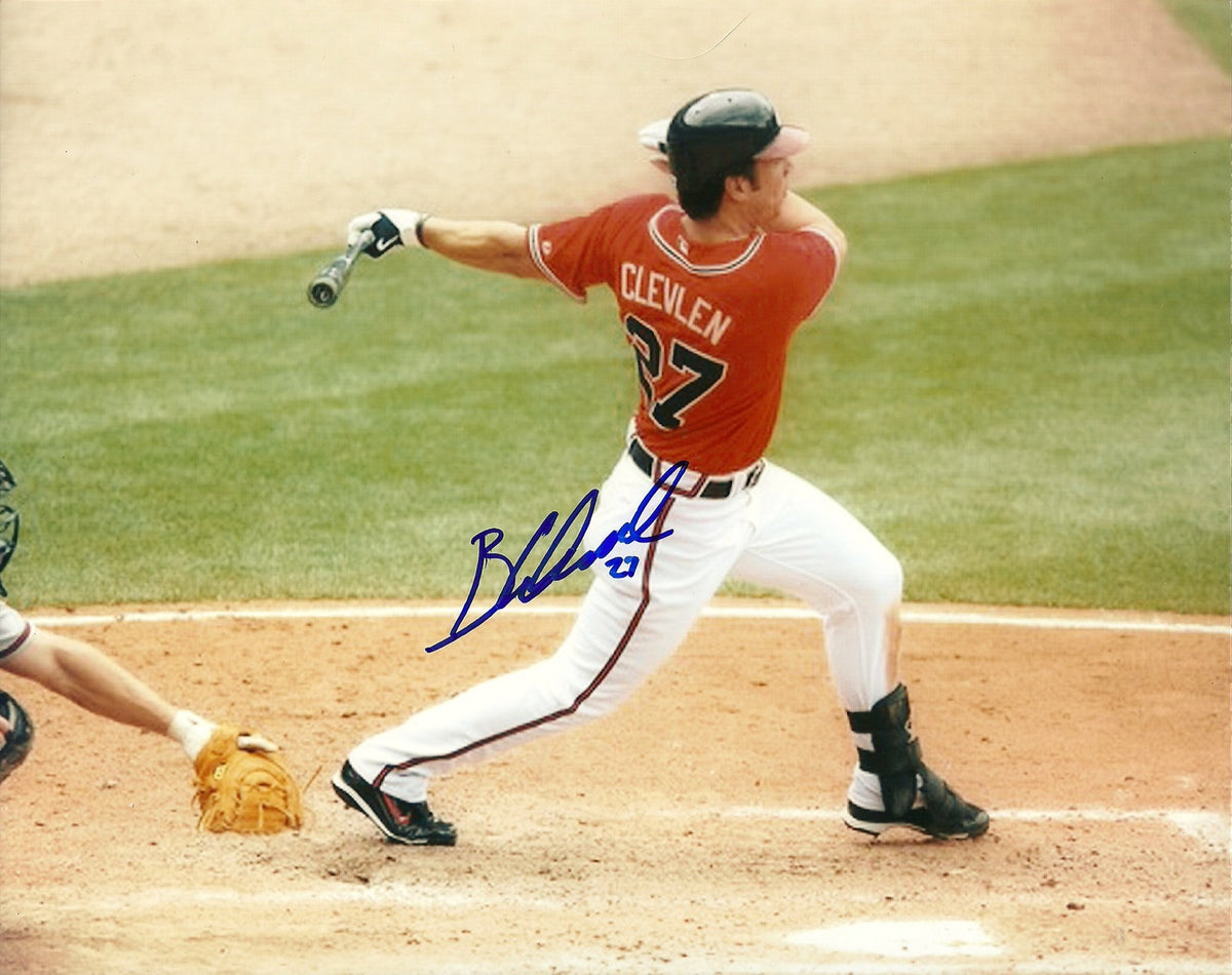 BRENT CLEVLEN ATLANTA BRAVES SIGNED AUTOGRAPHED 8x10 PHOTO W/COA