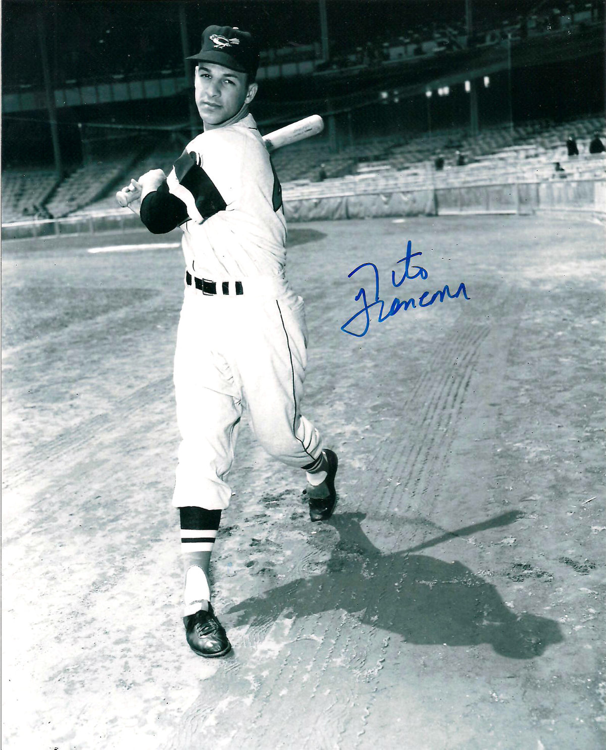 TITO FRANCONA BALTIMORE ORIOLES SIGNED AUTOGRAPHED 8X10 PHOTO W/COA