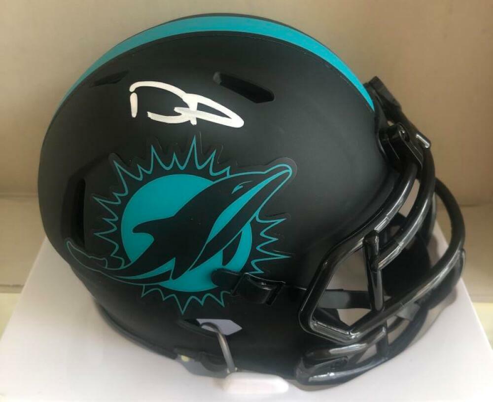 DEVANTE PARKER MIAMI DOLPHINS SIGNED AUTO ECLIPSE MINI HELMET  JSA WIT007809