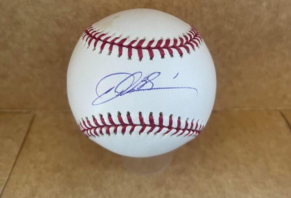 DONTRELLE WILLIS REDS/MARLINS SIGNED AUTO M.L. BASEBALL STEINER AUTH
