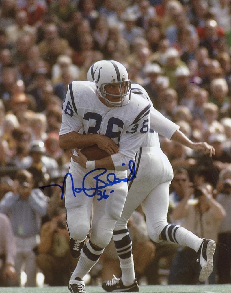 NORM  BULAICH   BALTIMORE  COLTS  #36  SIGNED  AUTO  8X10   W/ COA