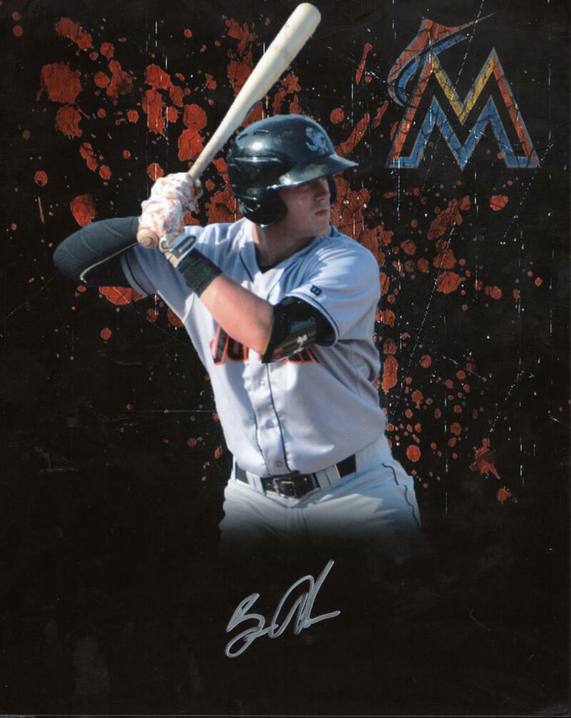 BRIAN ANDERSON  MIAMI MARLINS EDIT SIGNED AUTOGRAPHED 8X10 PHOTO W/ COA