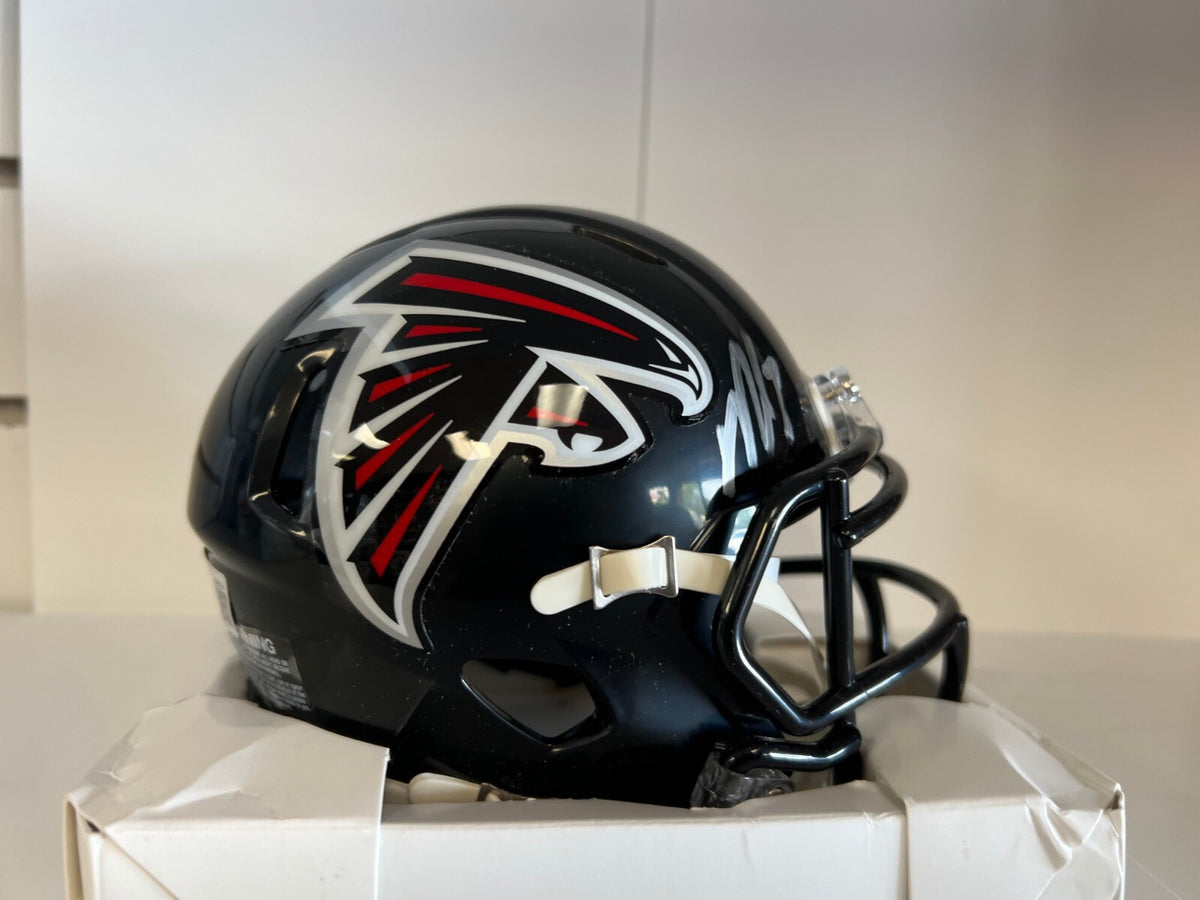 MICHAEL VICK ATLANTA FALCONS SIGNED AUTOGRAPHED MINI HELMET BECKETT