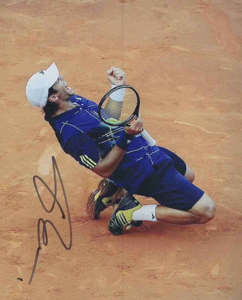 FERNANDO VERDASCO SPANISH TENNIS STAR  SIGNED AUTOGRAPHED 8X10 PHOTO W/ COA