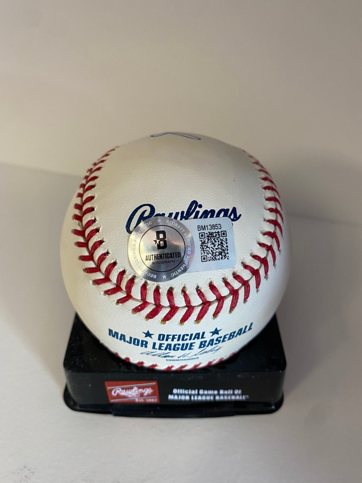 JOE CHRISTOPHER RED SOX/METS SIGNED AUTOGRAPHED M.L. BASEBALL BECKETT
