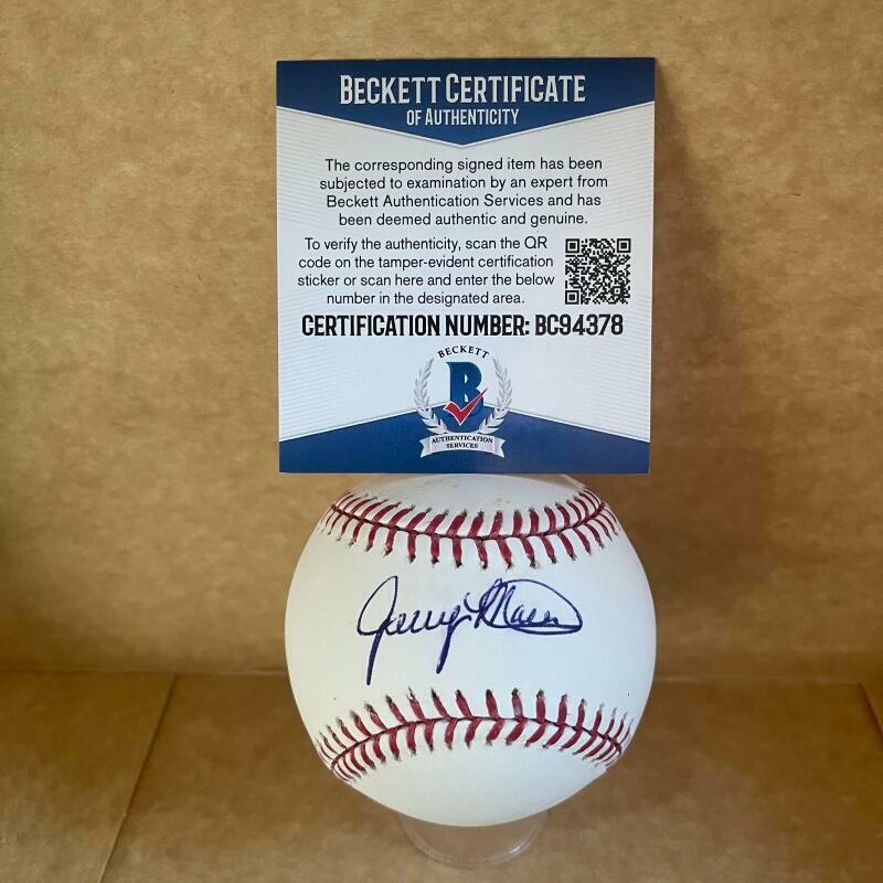 JERRY MOSES RED SOX/ANGELS SIGNED AUTO M.L. BASEBALL BAS BC94378