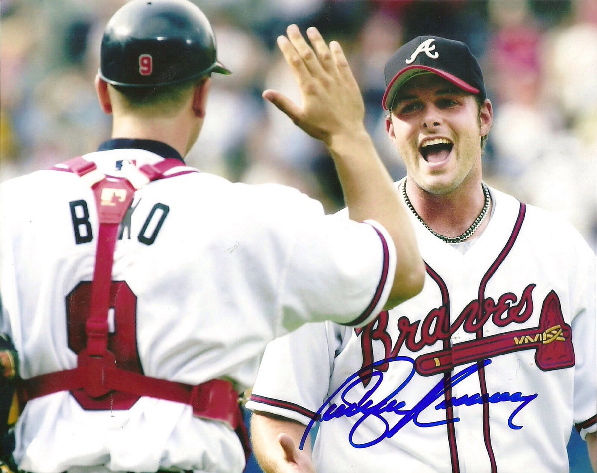 STEVE KARSAY ATLANTA RAVES SIGNED AUTOGRAPHED 8x10 PHOTO W/COA WINNING PITCHER