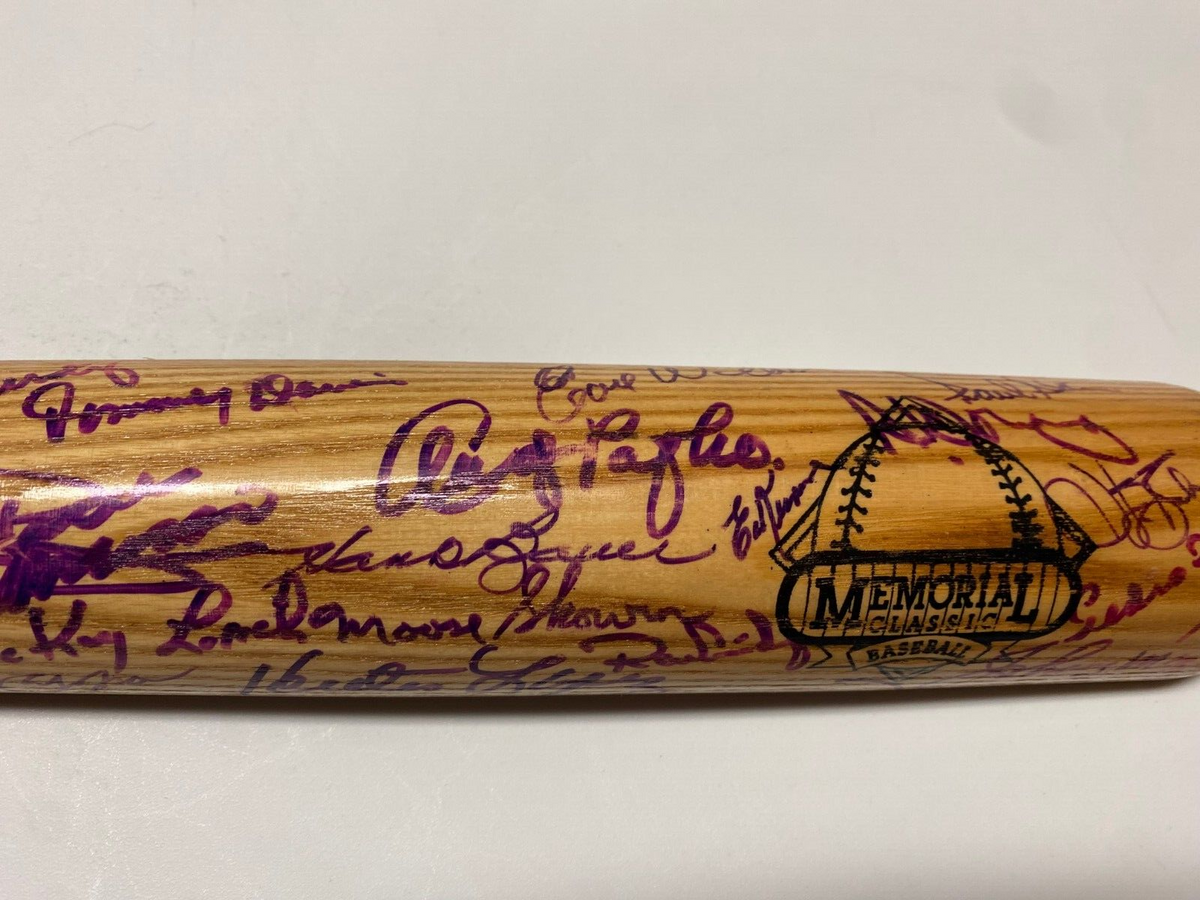 MLB GREATS MULTI SIGNED AUTOGRAPH LV SLUGGER MEMORIAL CLASSICS SPLIT BAT COA !