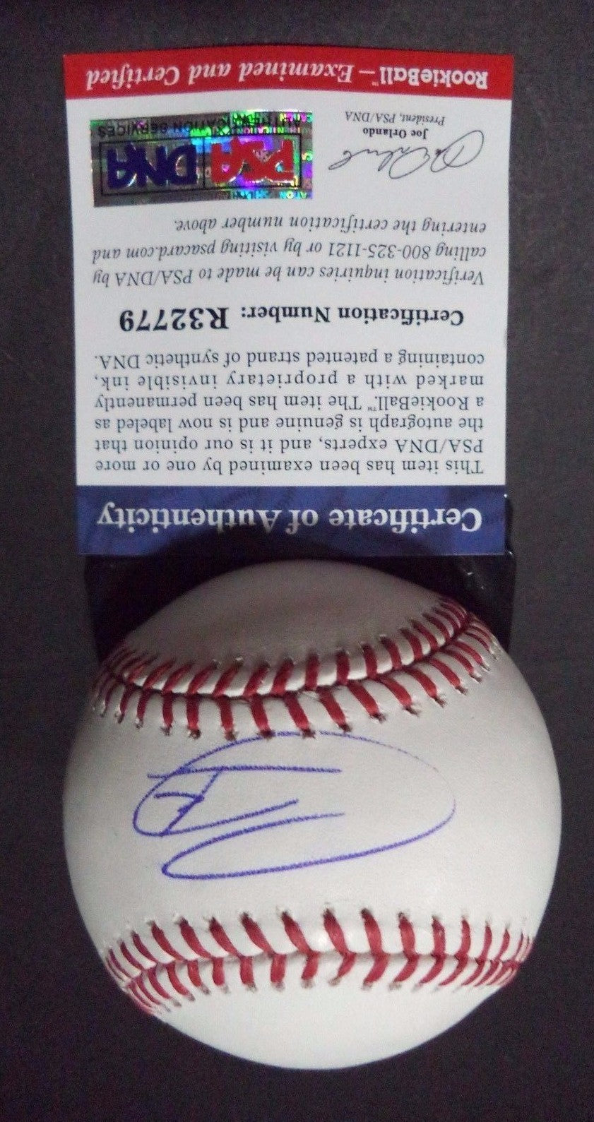 TYRELL JENKINS ATL BRAVES SIGNED ROMLB BASEBALL ROOKIE GRAPH PSA/DNA COA #R32779