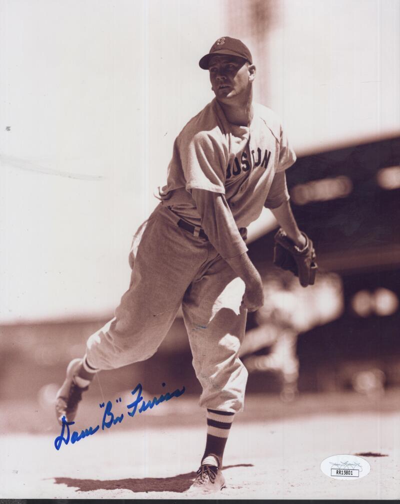 DAVE "BOO"FERRISS RED SOX SIGNED AUTOGRAPHED 8X10 PHOTO JSA RR15801
