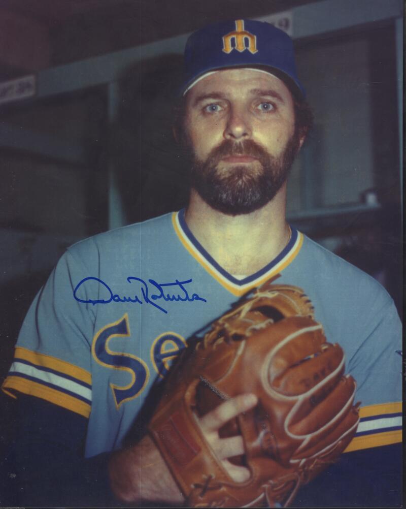 DAVE ROBERTS SEATTLE MARINERS SIGNED AUTOGRAPHED 8X10 PHOTO W/ COA