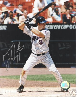 TY WIGGINTON NEW YORK METS SIGNED 8X10 PHOTO W/COA