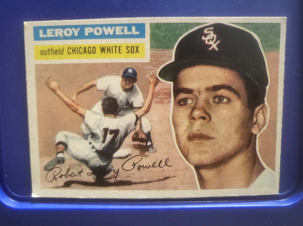 1956 TOPPS LEROY POWELL CHICAGO WHITE SOX #144 CARD VINTAGE