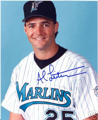 AL LEITER FLORIDA MARLINS SIGNED 8X10 PHOTO W/COA