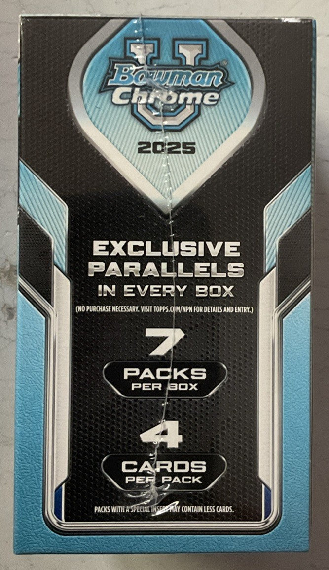 2025 Bowman Chrome U Football Blaster Box