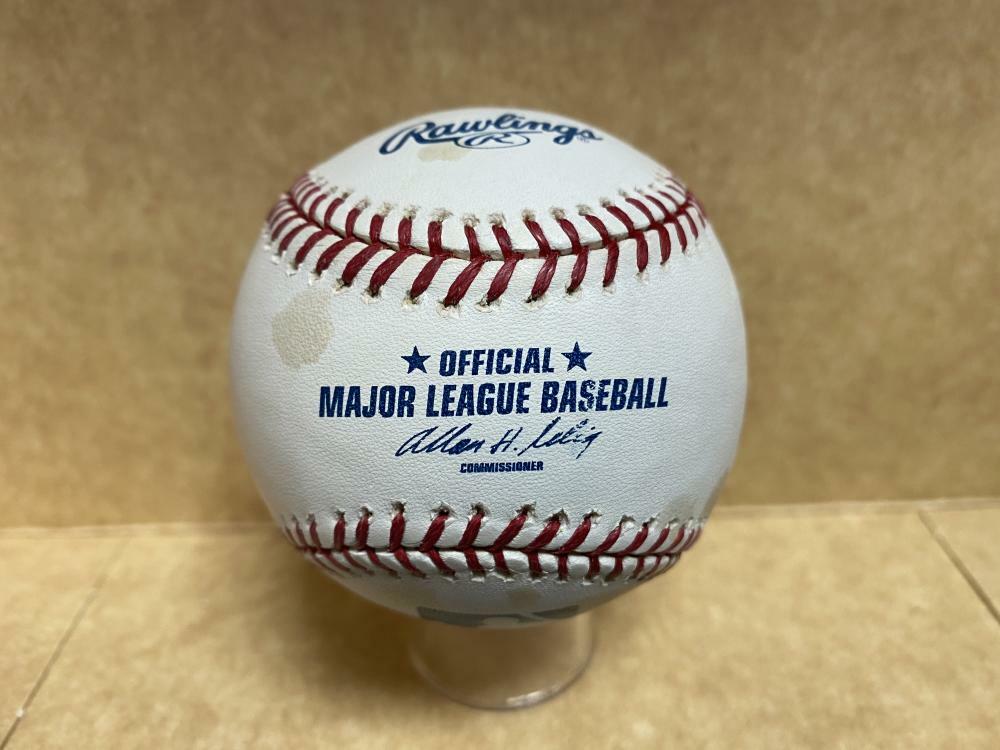 BENNY AYALA FULLY INSCRIBED TONED SIGNED AUTOGRAPHED M.L. BASEBALL W/ COA