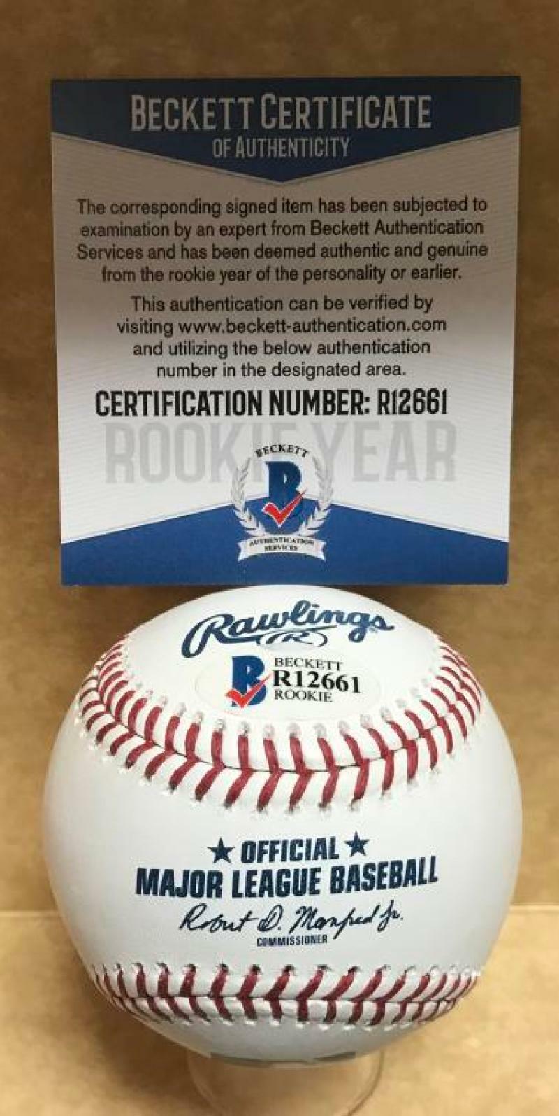 ANTHONY SEIGLER YANKEES 1ST ROUND PICK ROOKIE YEAR SIGNED M.L. BASEBALL R12661