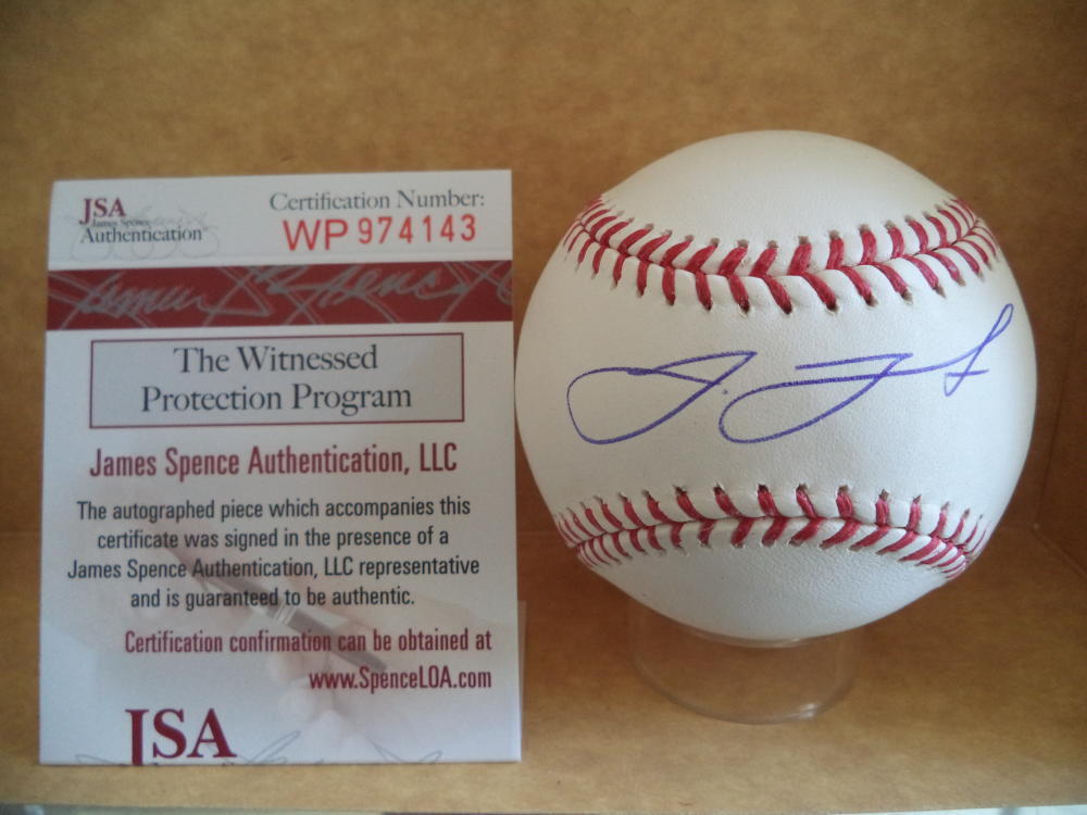JAKE LAMB ARIZONA DIAMONDBACKS SIGNED AUTOGRAPHED M.L. BASEBALL JSA WP974143