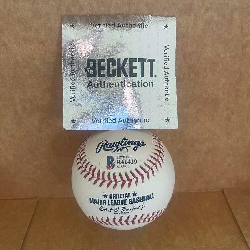 MARCUS WILSON  RED SOX SIGNED AUTO M.L. BASEBALL BECKETT AUTH