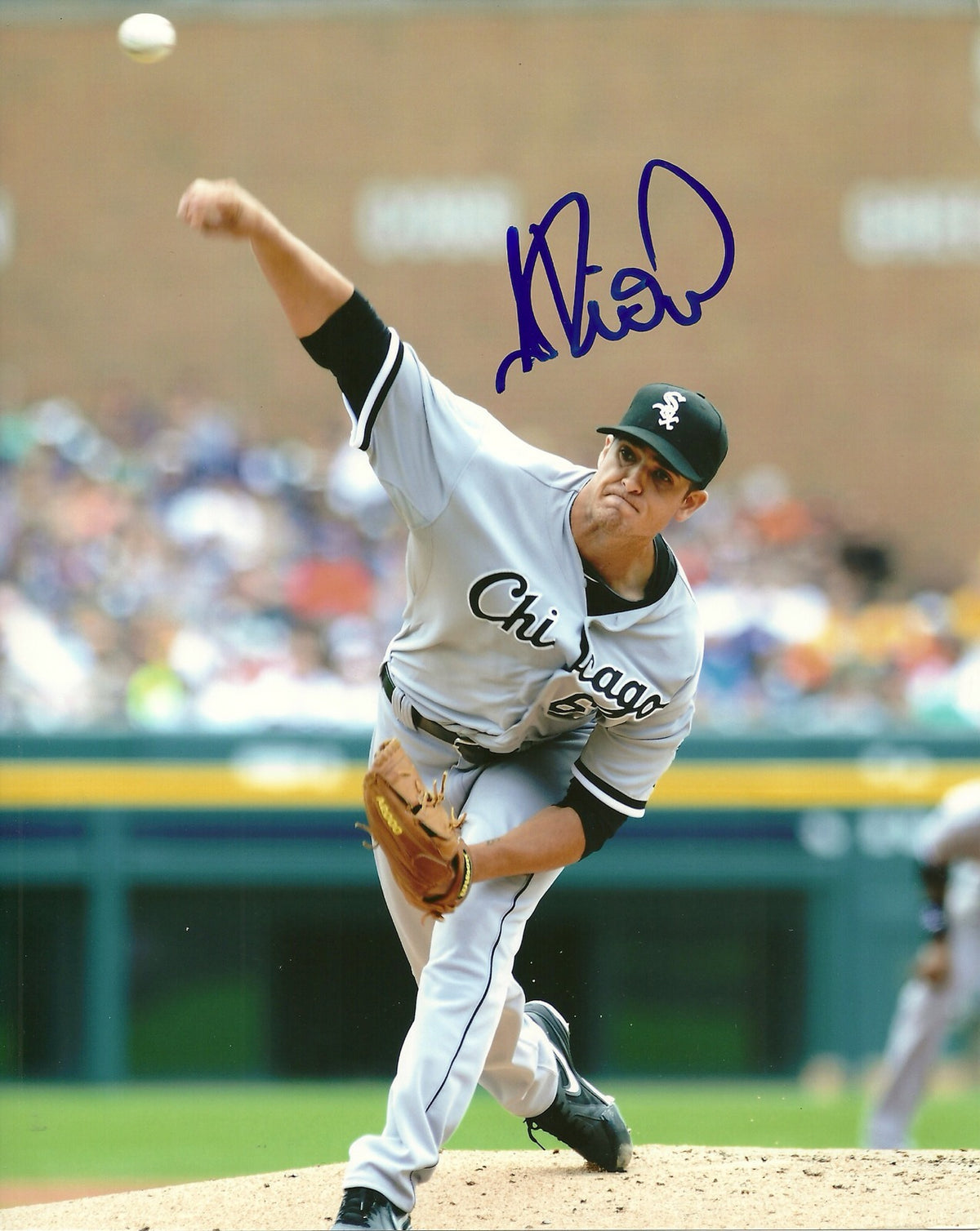 ANDRE RIENZO CHICAGO WHITE SOX SIGNED AUTOGRAPHED 8x10 PHOTO W/COA ACTION
