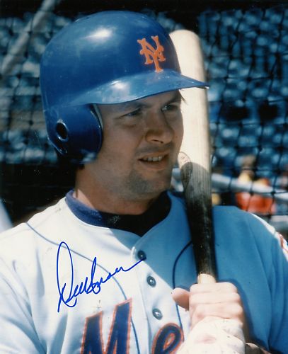 DEL  UNSER  NEW  YORK  METS    SIGNED 8X10