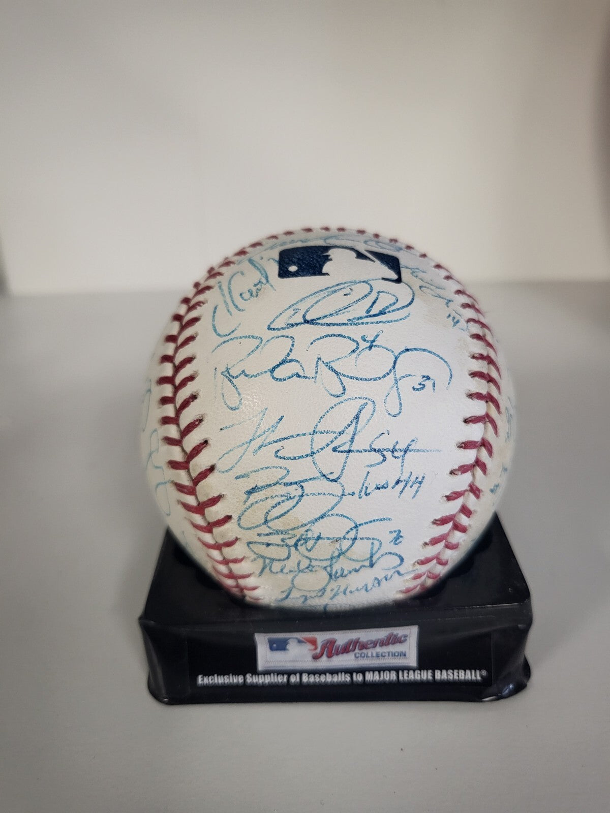 GIANCARLO STANTON YANKEES SIGNED AUTOGRAPHED MARLINS TEAM SIGNED BALL W/COA