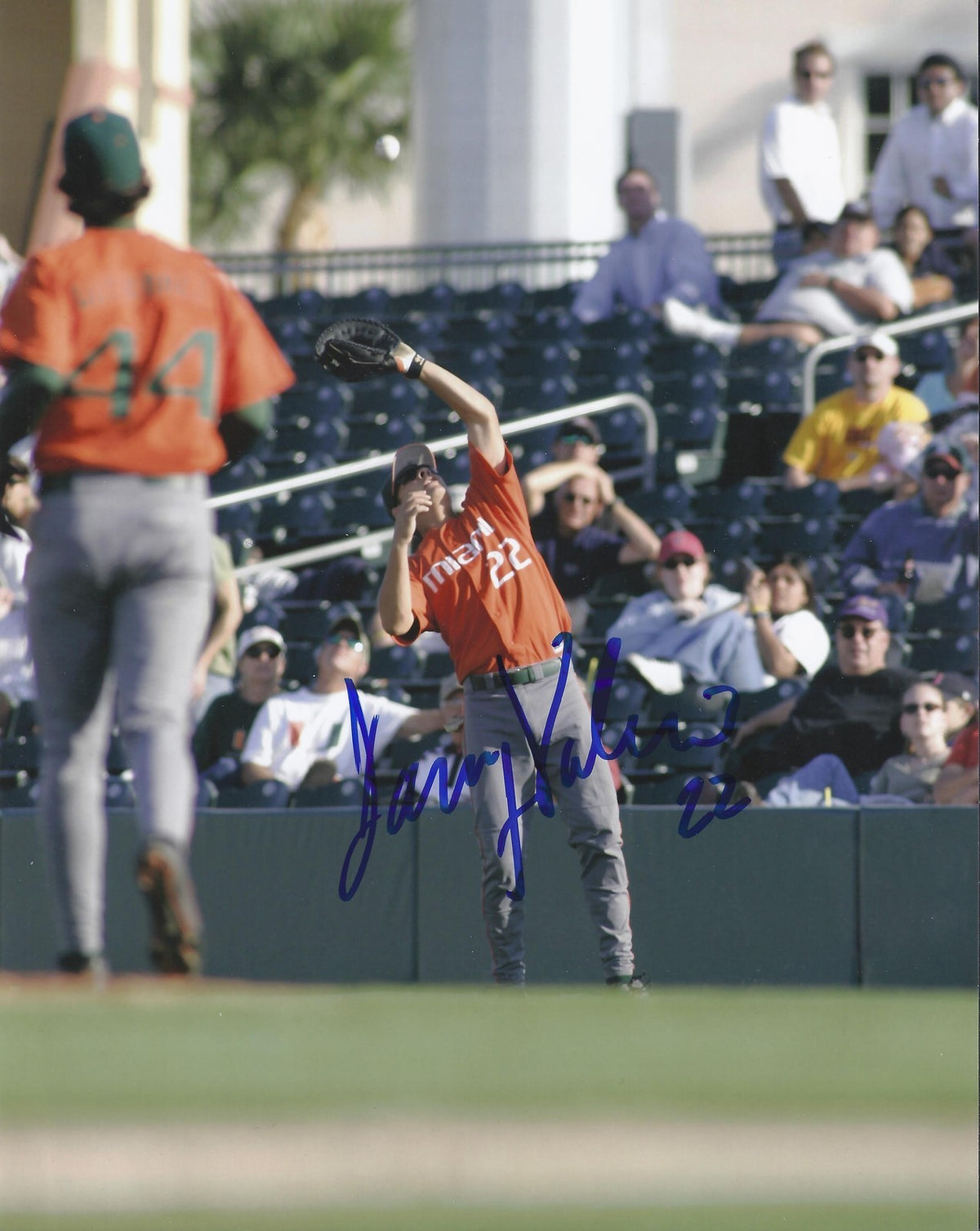 DANNY VELENCIA MINNESOTA HURRICANES/TWINS SIGNED AUTOGRAPHED 8X10 PHOTO W/COA