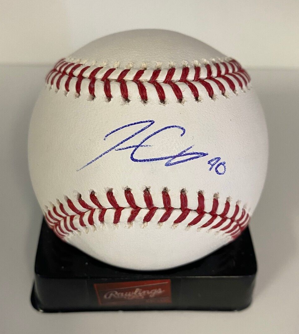JOSIAH GRAY WASHINGTON NATIONALS SIGNED AUTOGRAPHED M.L. BASEBALL BECKETT ***