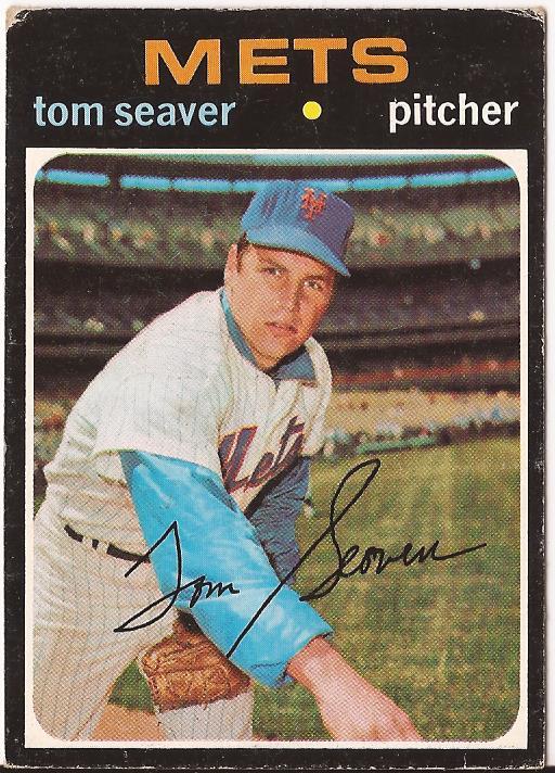 TOM SEAVER NEW YORK METS 1971 TOPPS CARD #160