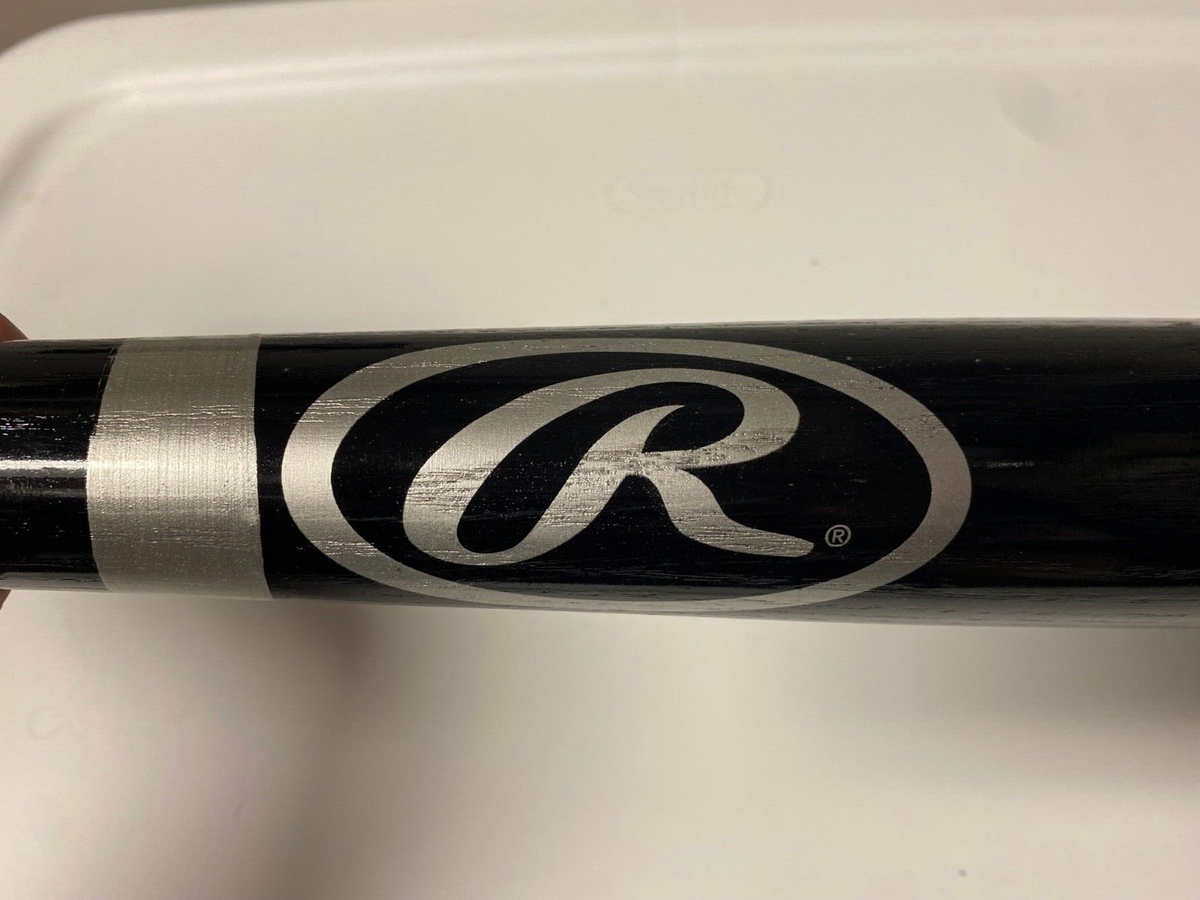 DEE GORDON DODGERS/MARLINS/REDS RAWLINGS PRO ENGRAVED NAME BLACK BAT