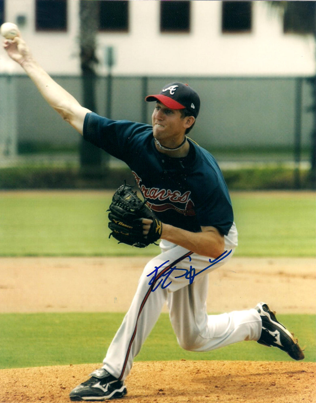 ZEKE SPRUILL ATLANTA BRAVES SIGNED AUTOGRAPHED 8X10 PHOTO W/COA