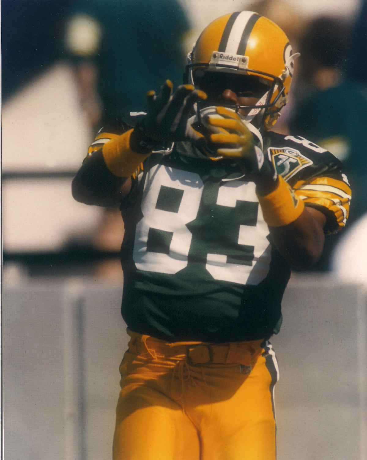 MARK CLAYTON GREEN BAY PACKERS UNSIGNED 8X10 PHOTO