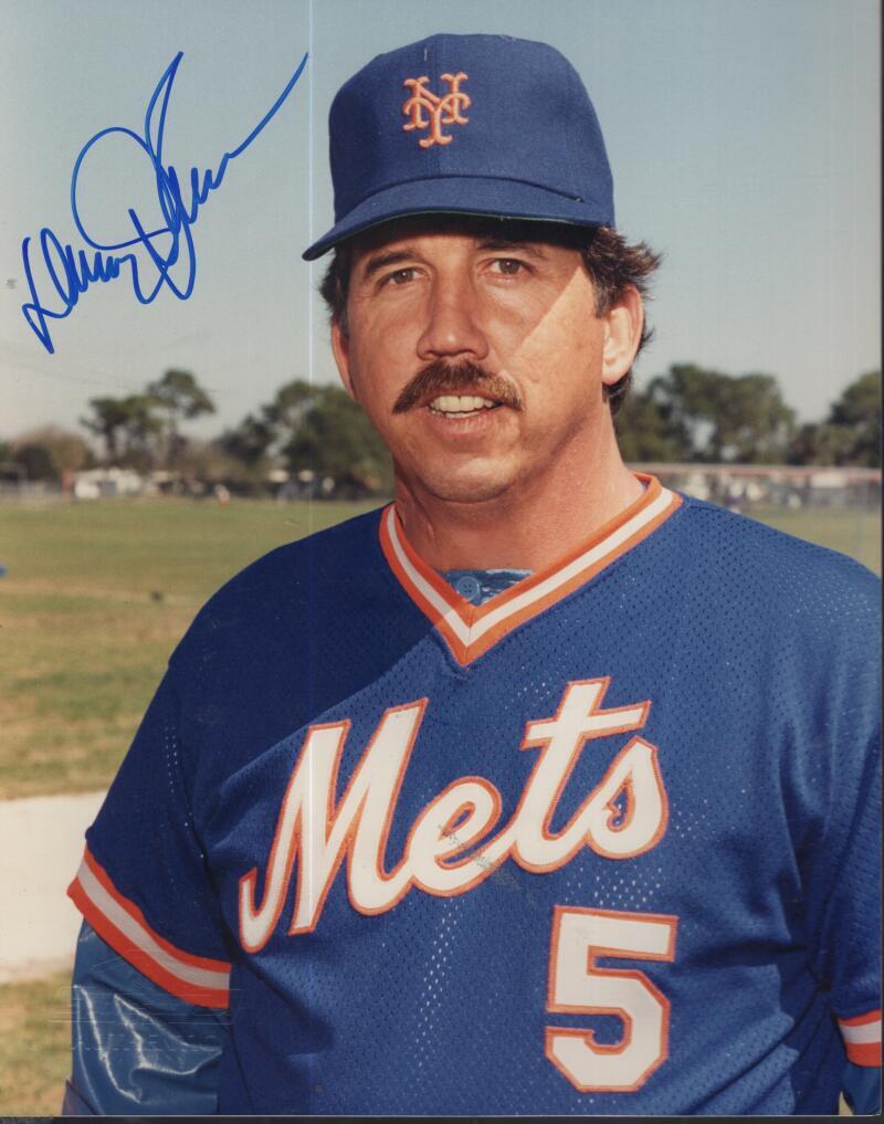 DAVEY JOHNSON METS MANAGER  SIGNED AUTOGRAPHED 8X10 PHOTO W/ COA