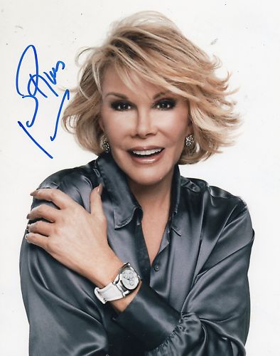 JOAN  RIVERS   COMEDIAN  SIGNED 8X10  PHOTO  IN PERSON