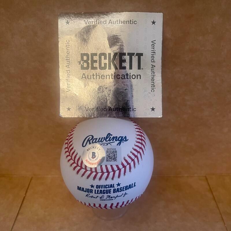 JOEY GALLO TWINS/YANKEES SIGNED AUTOGRAPHED M.L. BASEBALL MBECKETT AUTH