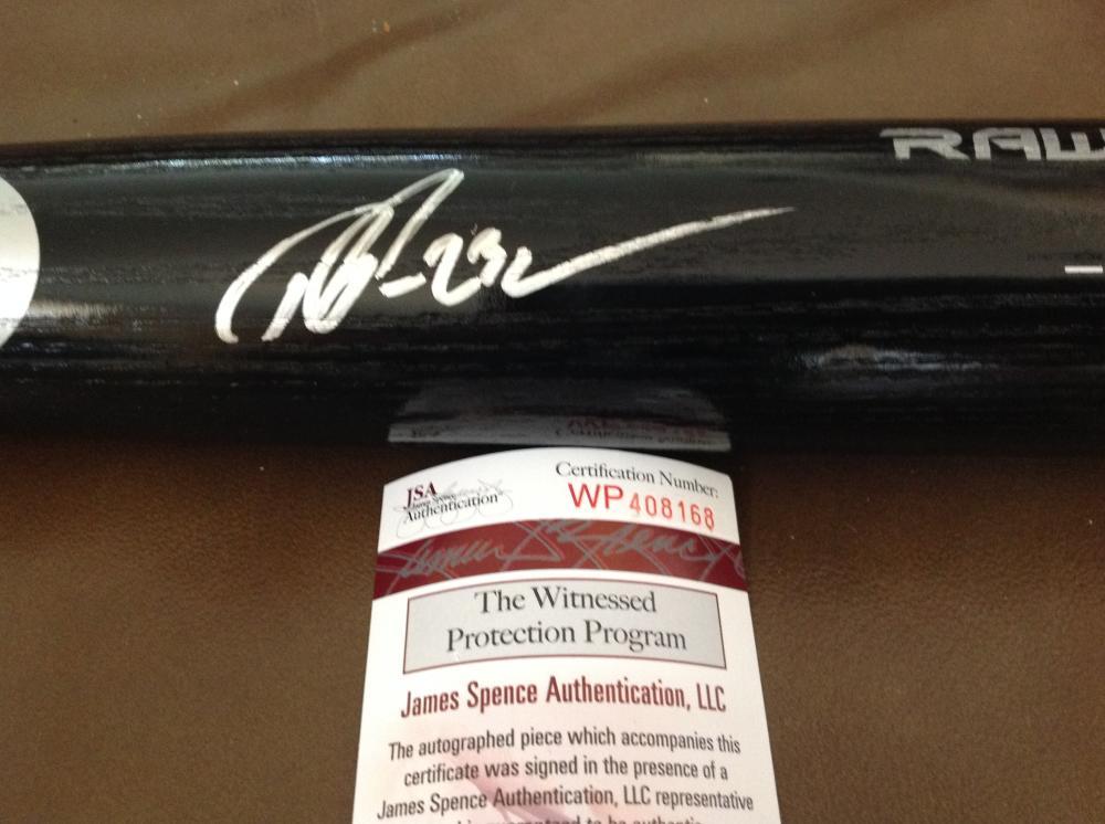 DELVIN PEREZ ST. LOUIS CARDINALS    SIGNED AUTOGRAPHED  RAWLINGS   BLACK   BAT  