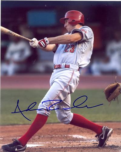 ADAM ROSALES CINCINNATI REDS SIGNED 8X10 PHOTO W/COA