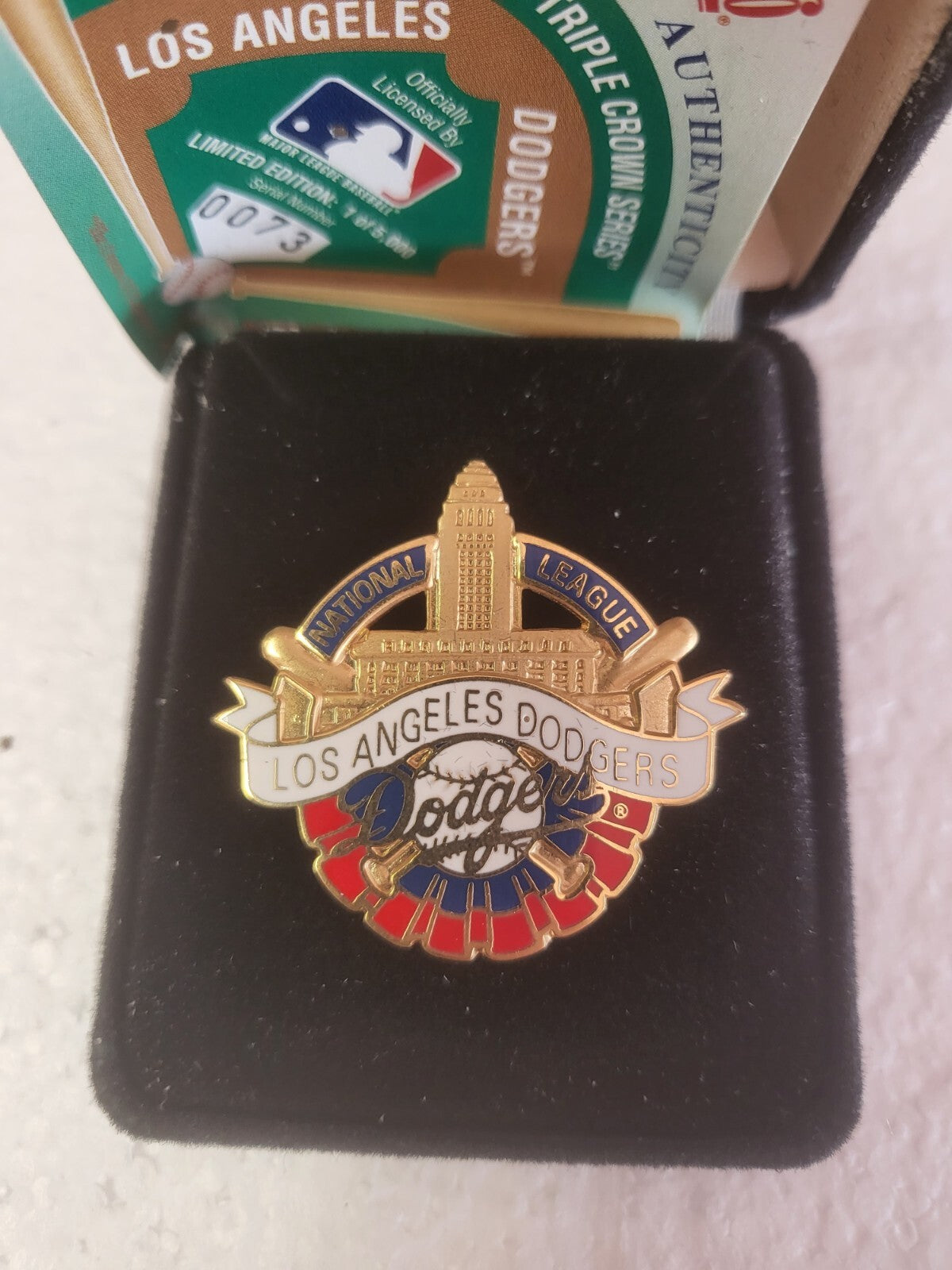 AMINICO MLB LOS ANGELES DODGERS NATIONAL LEAGUE BASEBALL COLLECTORS PIN /LE