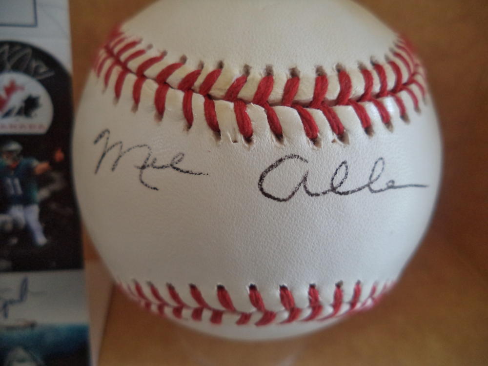 MEL ALLEN HOF RADIO ANNOUNCER SIGNED AUTO 1991 ALL STAR BASEBALL JSA AA48349