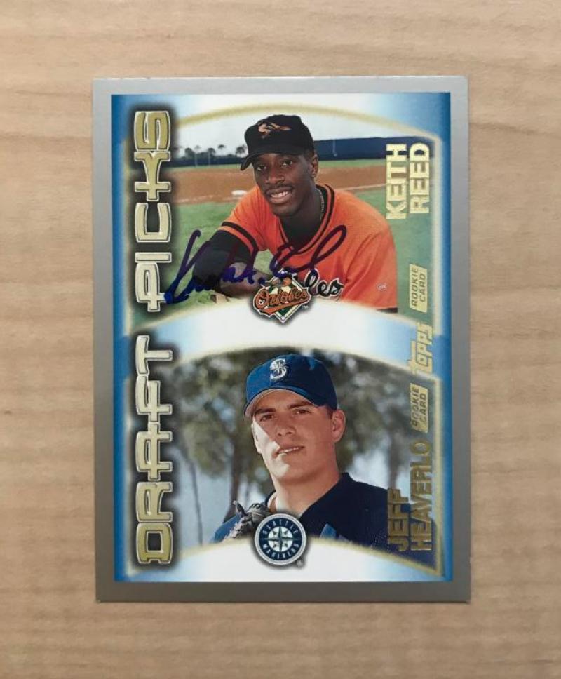 KEITH REED BALTIMORE ORIOLES SIGNED AUTOGRAPHED 2000 TOPPS CARD #454 W/COA