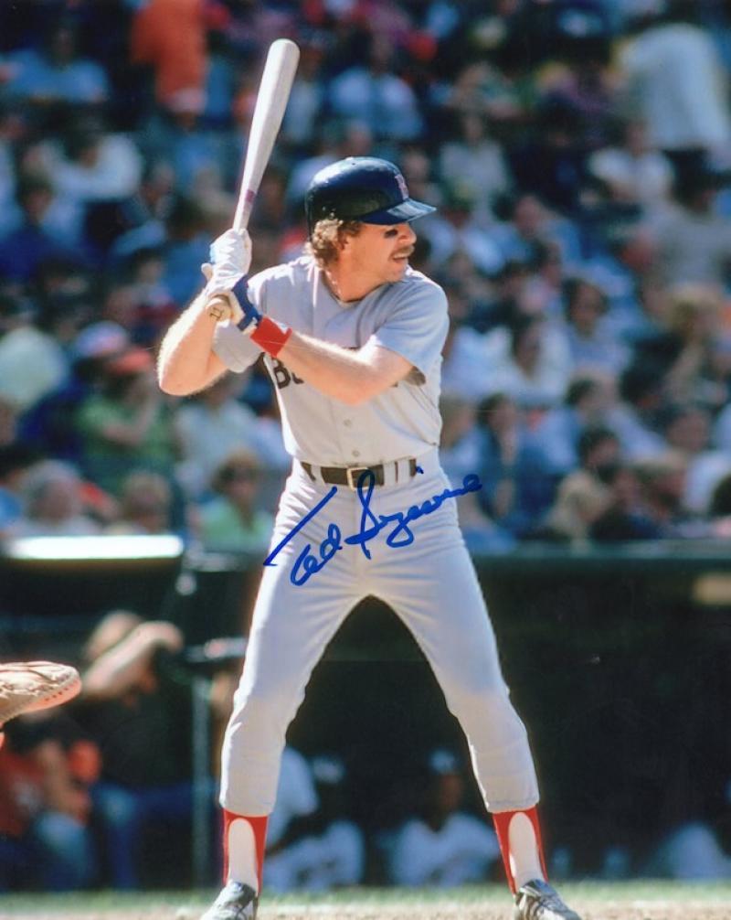 TED SIZEMORE BOSTON RED SOX  SIGNED AUTOGRAPHED 8X10 PHOTO W/ COA