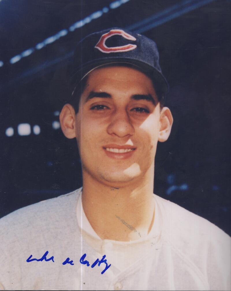 MIKE DE LA HOZ INDIANS SIGNED AUTOGRAPHED 8X10 PHOTO W/ COA