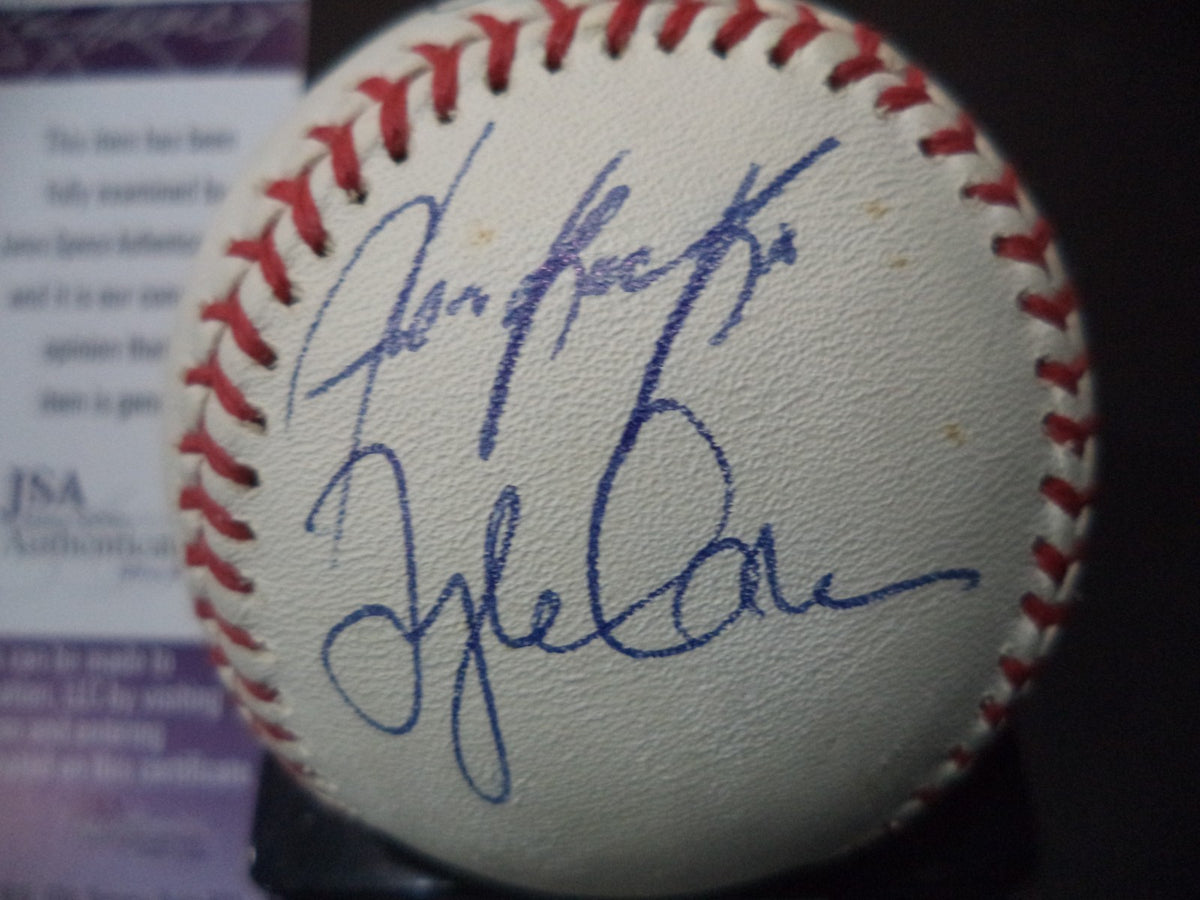 CURT SCHILLING M.WILLIAMS MULHOLLAND SAMUEL ETC SIGNED RAWLINGS BASEBALL JSA COA