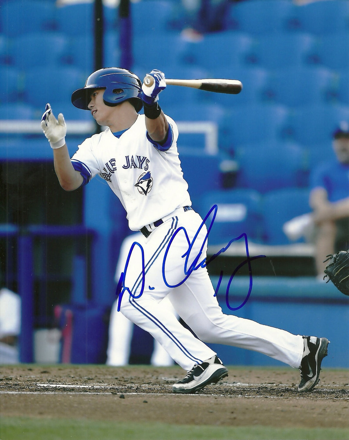 DERRICK CHUNG TORONTO BLUE JAYS SIGNED AUTO 8x10 PHOTO W/COA