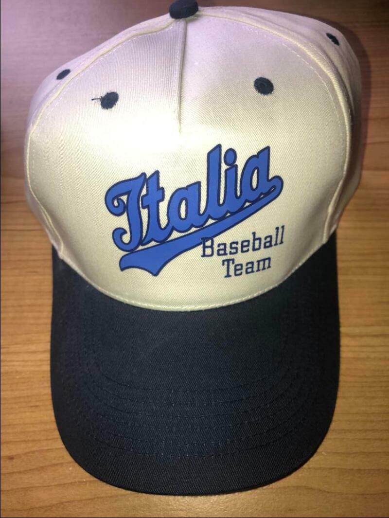 ITALIA BASEBALL TEAM ADJUSTABLE WHITE/BLUE CAP